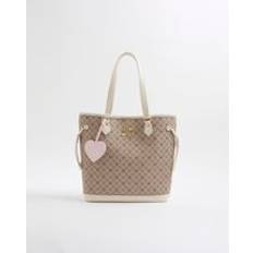 River Island Totes & Shopping Bags River Island Monogram Shopper Bag - Brown
