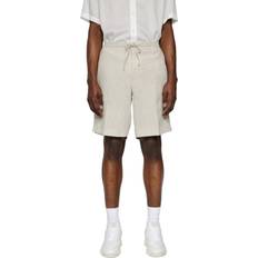 J.Lindeberg Trousers & Shorts J.Lindeberg Brady Drape Linen Shorts - Grey