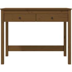 vidaXL 824646 Honey Brown Writing Desk 50x100cm