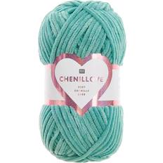 Turquoise Yarn Rico Design Creative Chenillove Knitting Yarn 50g