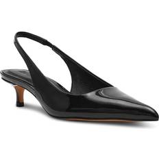 Steve Madden Heels & Pumps Steve Madden Kittie Slingback Pumps - Black Patent