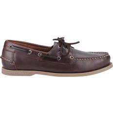 Leather Boat Shoes Sperry Men's Tacoma Leather Boat Shoes - Brown