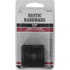 Washers Hillman 4 Count 1/2-in Black Oxide Square Washer