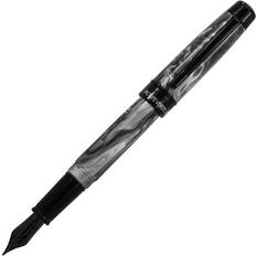 Grey Fountain Pens Monteverde Prima Fountain Pen Grey Swirl B