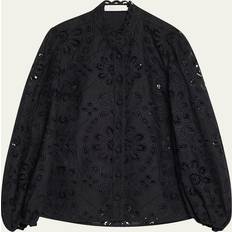 Rhiannon Embroidered Blouse - Black