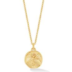 Men - Yellow Necklaces Dower & Hall Michael Talisman Necklace Gold