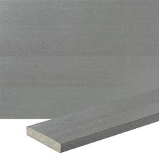 Timber TimberTech Terrain 1-in x 6-in x 20-ft Stone Ash Square Composite Deck Board Gray TC5420SA