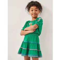 Green Skirts Children's Clothing Monsoon Girls Ric-Rac Tiered Skirt - Green