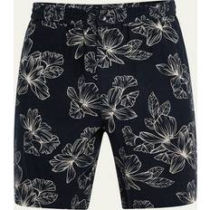 Blomstrede - Herre Shorts Vince Blomstret Bermuda Shorts - Blå