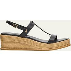 Jimmy Choo Tofflor & Sandaler Jimmy Choo Läder Kilskor Theia - Black