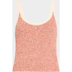 Stripes - Women Tank Tops Vince Stripe Scoop-Neck Tank Top - Oat Shellbrick Rose