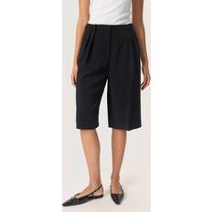 Låg midja Shorts Soaked in Luxury Klassiska Polyester Shorts - Svart