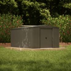 Outbuildings Arrow 8-ft x 10-ft Galvanized Steel Storage Shed Polyester in Gray (Building Area )