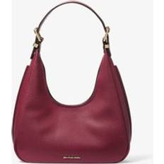 Michael Kors Axelrem Väskor Michael Kors MK Nolita Small Pebbled Leather Hobo Shoulder Bag - Purple