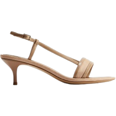 H&M High-Heeled Sandals - Beige