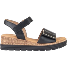 Gabor Tofflor & Sandaler Gabor Shout Wedge Heel Sandals - Black