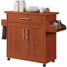 Kitchen Islands Marlow Home Co. Albizu Kitchen Island - Cherry