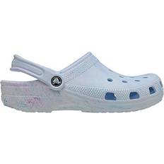 Crocs Unisex Träskor Crocs Classic Watercolor Marbled Clog Sandaler - Gray/Black