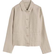 Linen Jackets Seasalt Cornwall Arame Linen Jacket - Beige