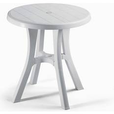 Outdoor Bistro Tables Dakota Fields Bria Bistro Table White 70 cm W x 70 cm D