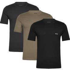 Boss Black Classic 3-Pack Crew Neck T-Shirt - Khaki Green