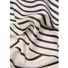 Mango Dam Halsdukar & Sjalar Mango Geometric Striped Print Scarf Dam Scarves - Light Beige