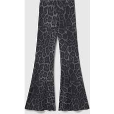 Leopard Bukser Stella McCartney Brede Bukser Til Moderne Kvinder - Grå