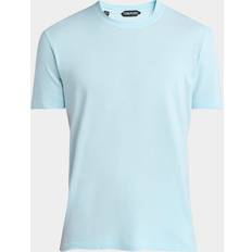 Blåa T-shirts Tom Ford Jersey T-shirt