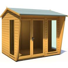 Brown - Wood Medium Cabin Shire Burghclere Summerhouse 8 ft x 6 ft Brown (Building Area )