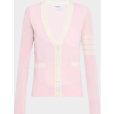 Merino Wool Cardigans Thom Browne 4-Bar Fine Merino Wool Cardigan - Pink
