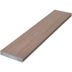 Timber Wolf Tropical Hardwoods 1-in x 6-in x 20-ft Weathered Ipe Grooved PVC Deck Board
