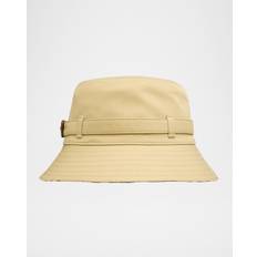 Burberry Herr Hattar Burberry Men's Check-Lined Heritage Buckle Bucket Hat - Hamper