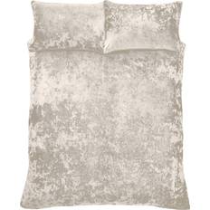 Catherine Lansfield Crushed Duvet Cover Natural (230x220cm)