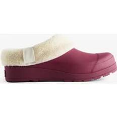 Hunter Clogs Hunter Play Womens Shearling Insulated Clog - Red