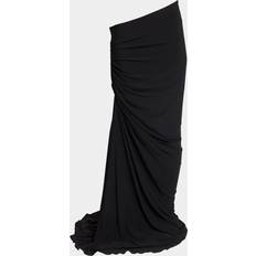 Viscose Skirts Alaïa Ruched Long Skirt - Noir