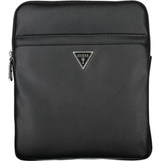 Guess Certosa Saffiano Smart Crossbody Bag - Black