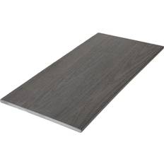 Decking Timber Wolf Tropical Hardwoods 1-in x 12-in x 12-Feet PVC Onyx Fascia Deck Board Gray