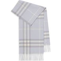 Burberry Giant Check Cashmere Scarf - Mist