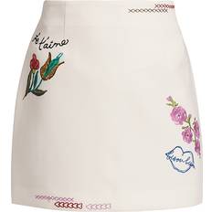 Cinq A Sept Doris Summer Love Mini Skirt - Ivorymulti