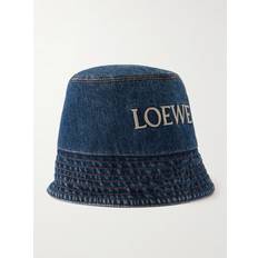 Ibiza Logo-Embroidered Denim Bucket Hat - Blue