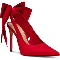 Steve Madden Heels & Pumps Steve Madden Women's Teacup Bow Pumps - Red Satin