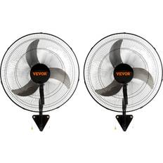 Remote Controlled Wall-Mounted Fans VEVOR GYBGSFS2JT20XQYKAV1 20 in Oscillating 3-Speed High Velocity Max 4000 CFM Industrial Wall Fan 2 Piece