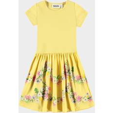 86/92 Kjoler Børnetøj Molo Cissa Short-Sleeved Dress Garlands - Gul