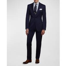 Men Suits Ralph Lauren Purple Label Men's Gregory Hand-Tailored Wool Serge Suit - Blue