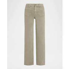 Green - Women Jeans Frame Le Slim Palazzo Modernist Pocket Jeans - Thyme