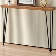 Console Tables on sale Kosy Koala Modern Side with Veneer Top and Iron Legs 75 x 100 x 17.5 cm Console Table