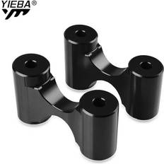 Motorcycle Foot Pegs Maxpower CNC Aluminum Rear Footrests Extension Foot Rests - Black