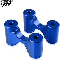 Motorcycle Foot Pegs Maxpower CNC Aluminum Rear Footrests Extension Foot Rests - Blue