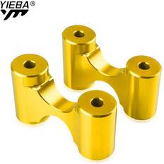 Motorcycle Foot Pegs Maxpower CNC Aluminum Rear Footrests Extension Foot Rests - Gold
