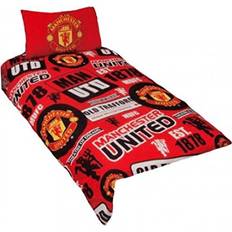 Manchester United Påslakan Manchester United Official Patch Single Set 2 Pcs Duvet Cover